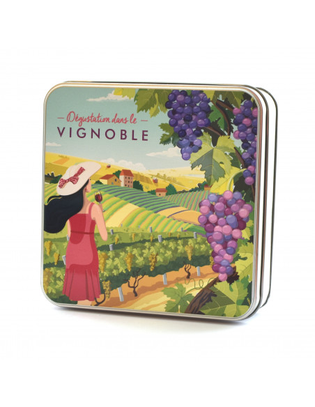 Boîte vignoble rouge thé x12