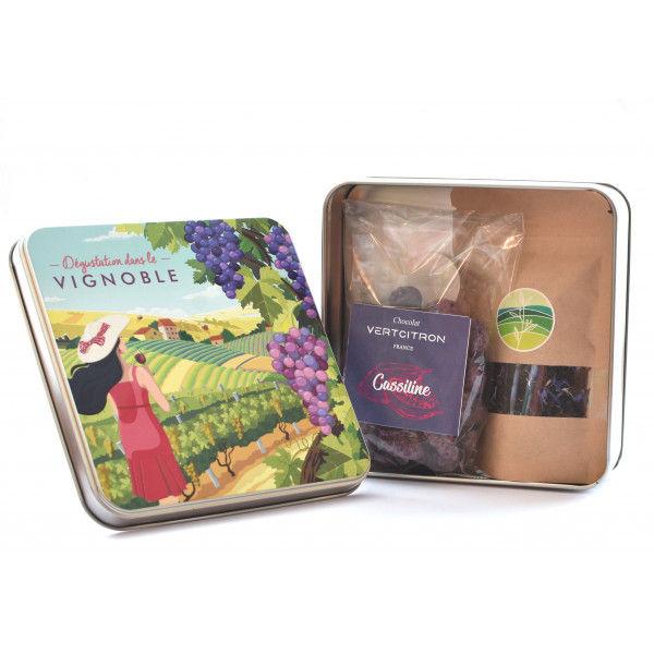 Boîte vignoble rouge thé x12