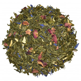 Thé de la Médina – Thé vert fraise et fleur d’oranger - En gros | Vertcitron