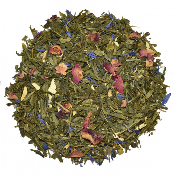 Thé de la Médina – Thé vert fraise et fleur d’oranger - En gros | Vertcitron
