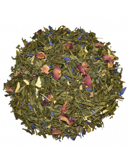Thé de la Médina – Thé vert fraise et fleur d’oranger - En gros | Vertcitron