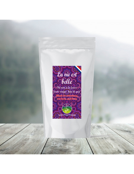Thé noir aromatisé |  La vie est belle | Vertcitron