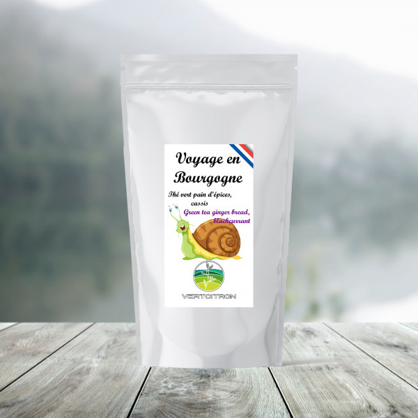 Voyage en Bourgogne – Thé vert parfumé en gros | Vertcitron